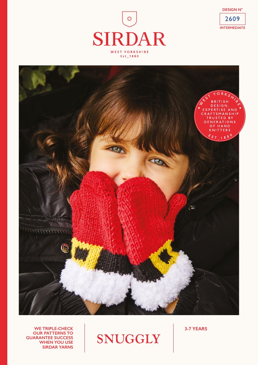 Sirdar 2609 Child's Sweater in Snuggly Snowflake Chunky pattern cover