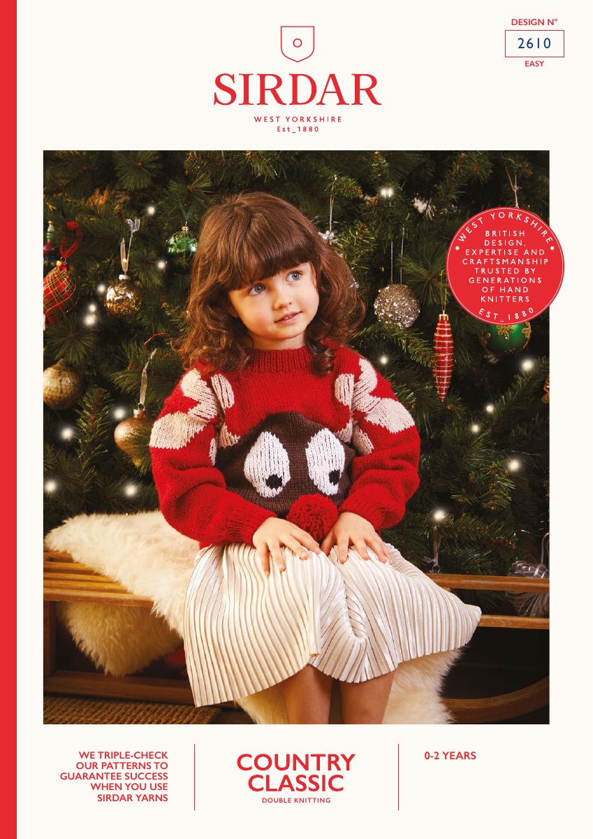 Sirdar 2610 Child's Sweater in Country Classic DK pattern cover