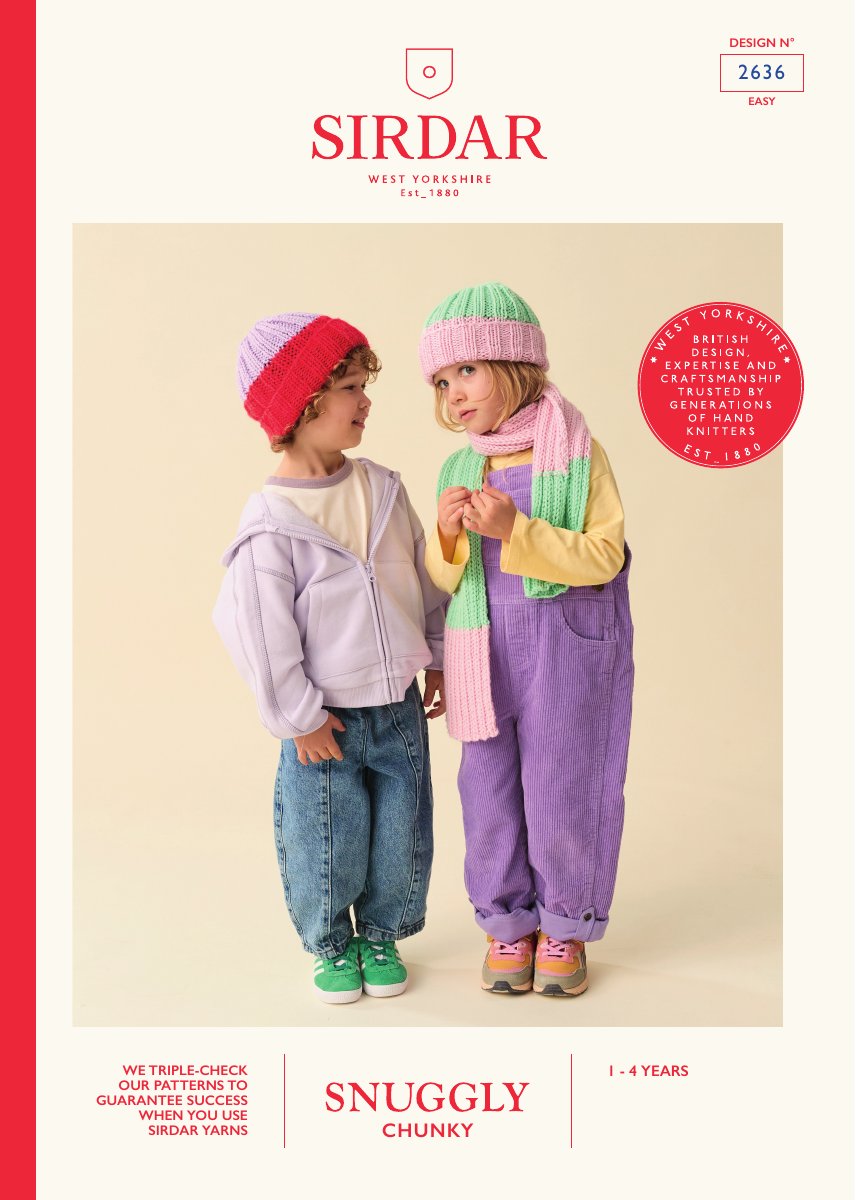 Sirdar 2636 Child's Poncho in Snuggly Chunky pattern cover