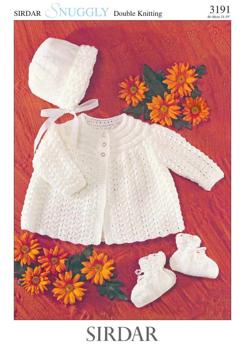 Sirdar 3191 Baby's Pattern in Snuggly DK pattern cover