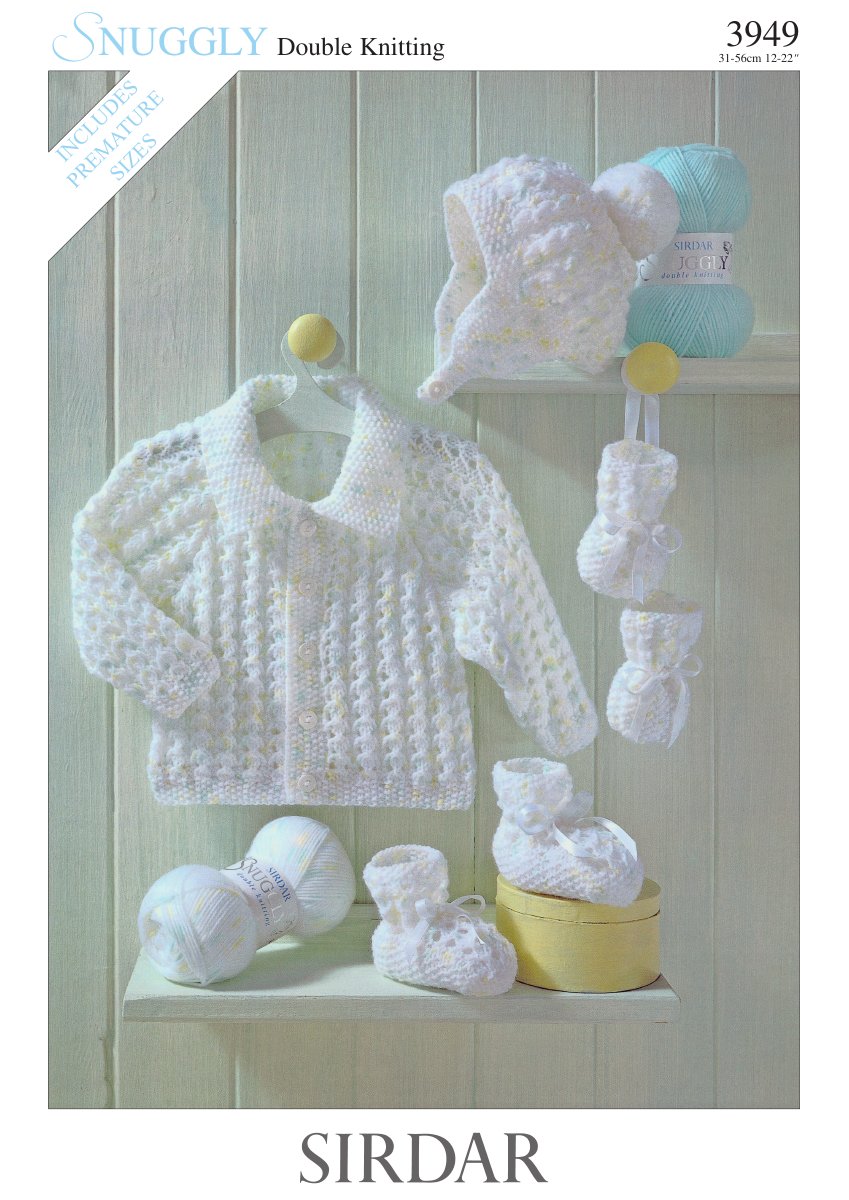 Sirdar 3949 Baby's Pattern in Snuggly DK pattern cover