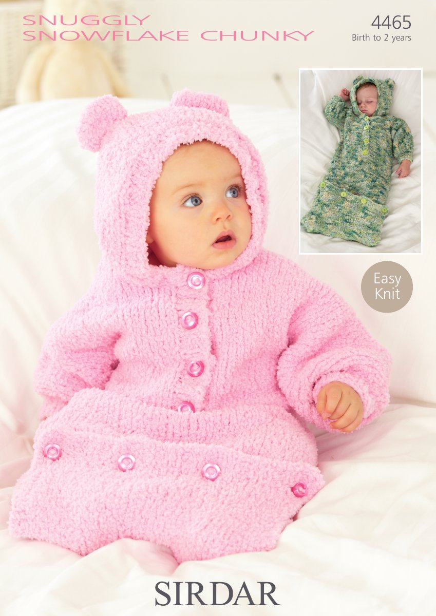 Sirdar 4465 Baby's & Child's Bag in Snuggly Snowflake Chunky pattern cover