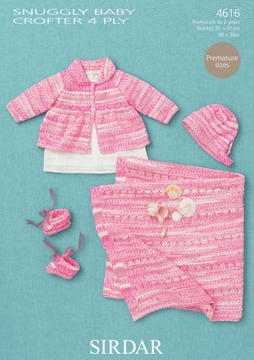 Sirdar 4616 Baby's & Child's Coat in Snuggly Baby Crofter 4 Ply pattern cover