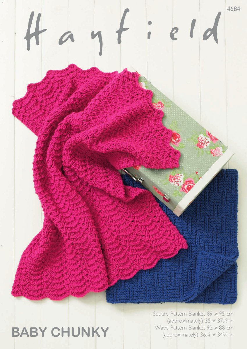 Hayfield 4684 Blankets in Baby Chunky pattern cover