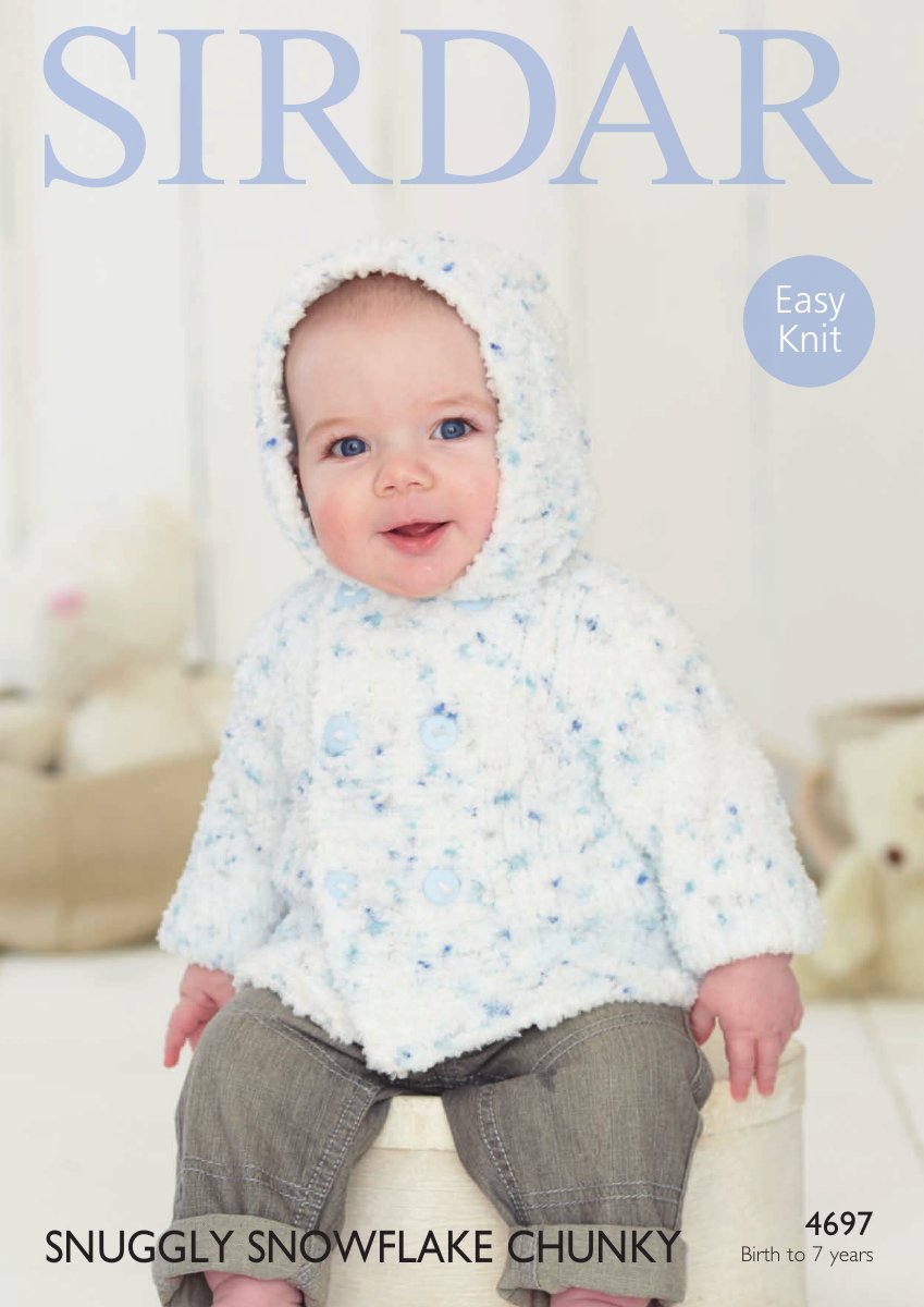 Sirdar 4697 Baby's & Child's Jacket in Snuggly Snowflake Chunky pattern cover