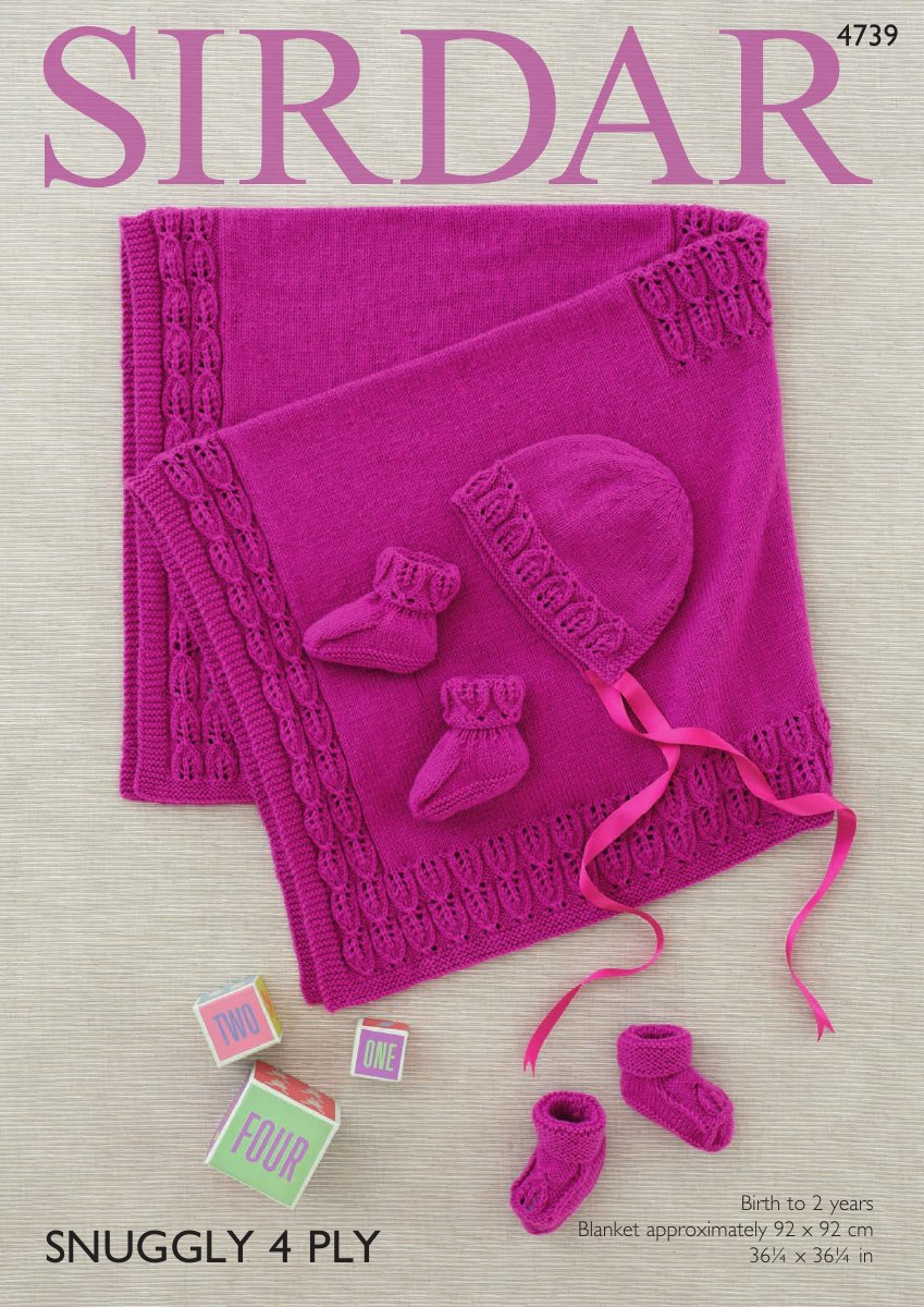 Sirdar 4739 Baby's & Child's Bootees in Snuggly 4 Ply pattern cover