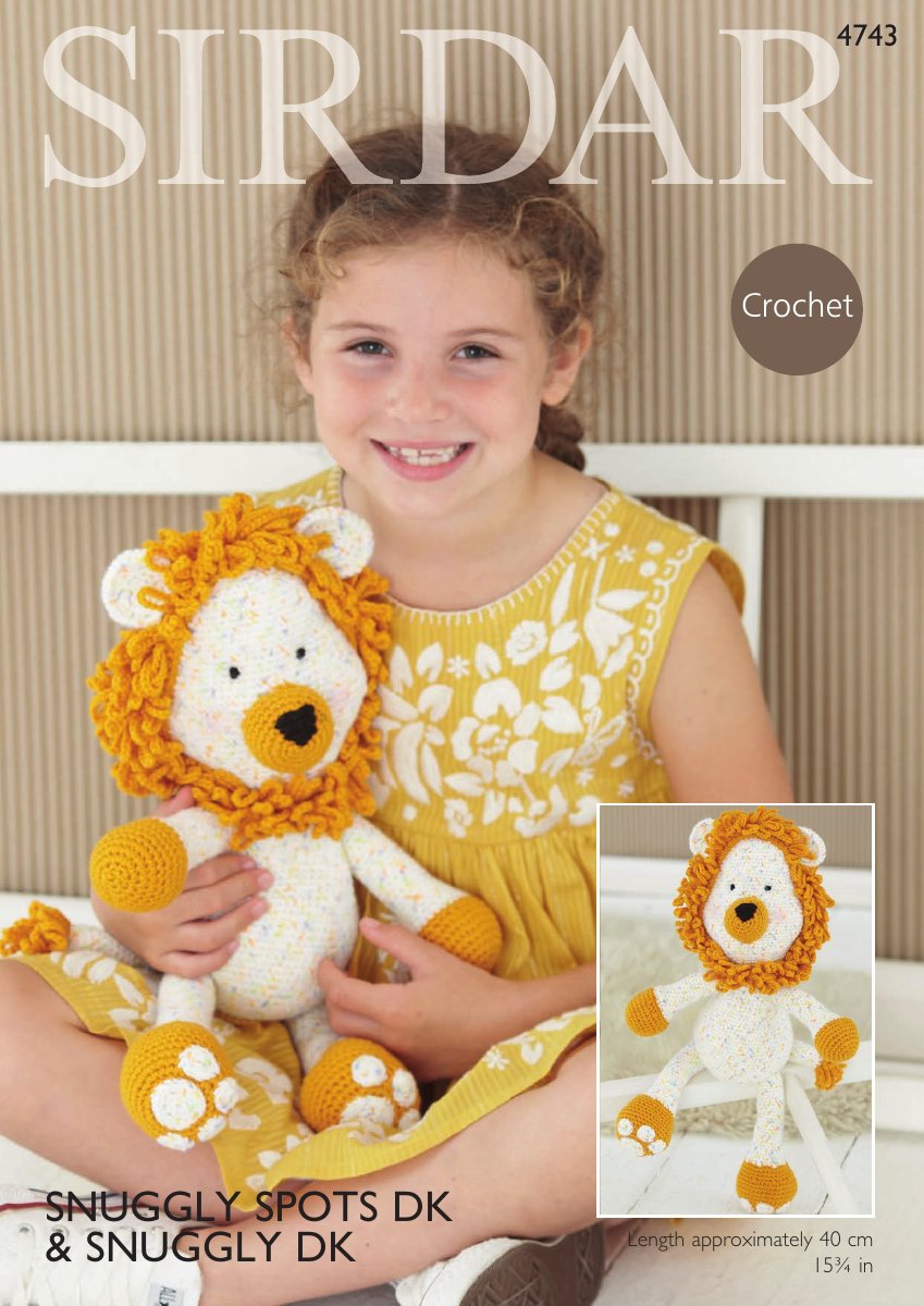 Sirdar 4743 Toy in Snuggly Spots DK pattern cover