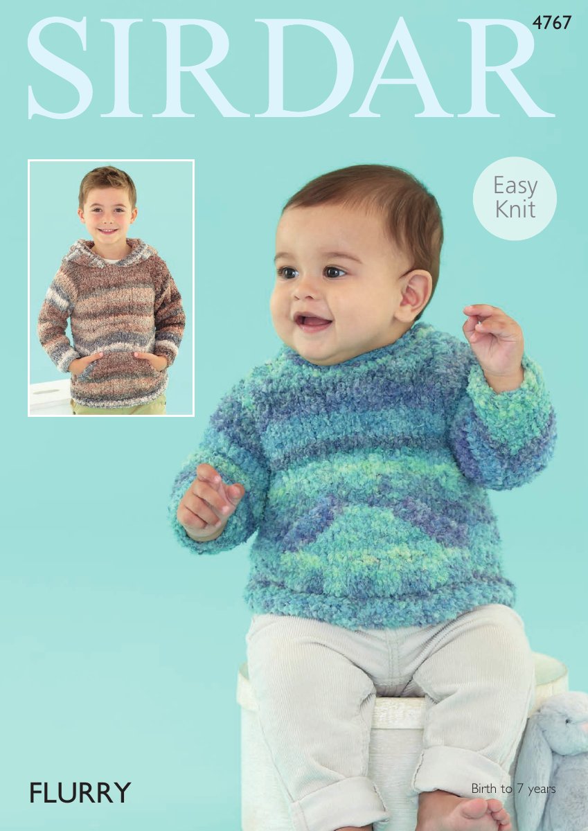Sirdar 4767 Baby's & Child's Sweater in Flurry pattern cover