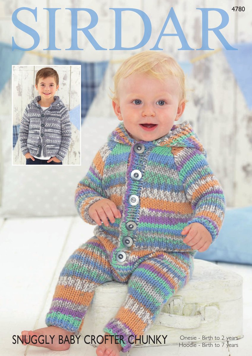 Sirdar 4780 Baby's & Child's Jacket in Snuggly Baby Crofter Chunky pattern cover