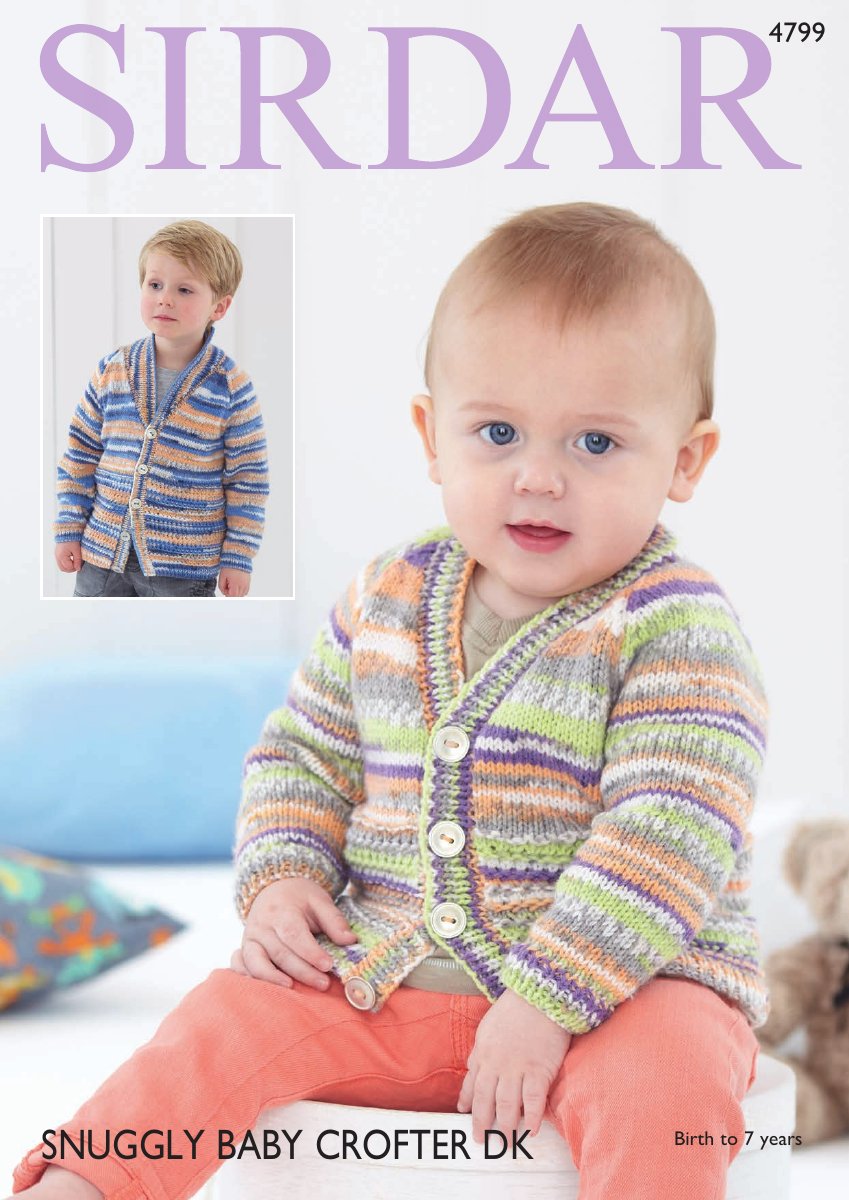 Sirdar 4799 Cardigans in Snuggly Baby Crofter DK pattern cover