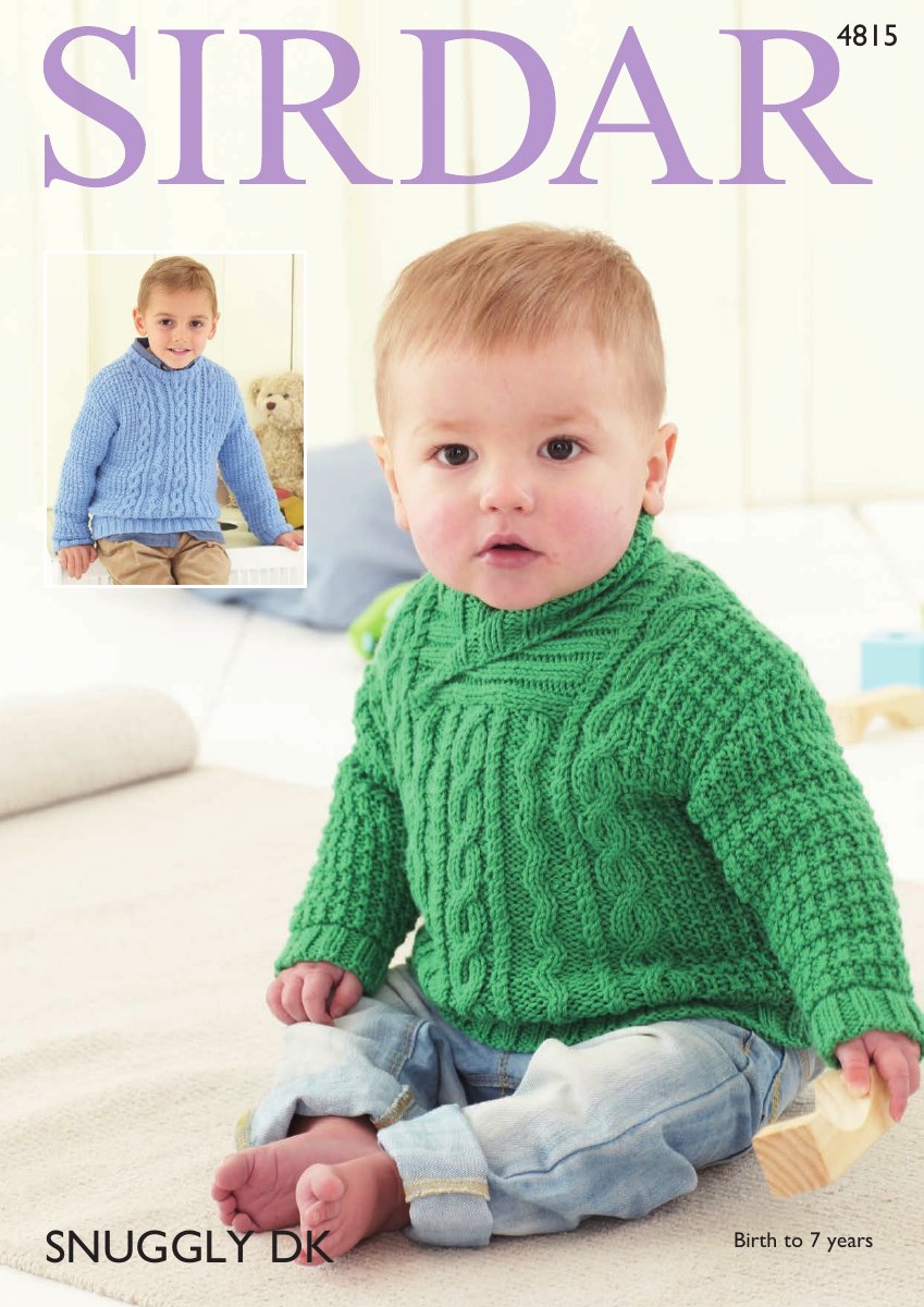 Sirdar 4815 Sweaters in Snuggly DK pattern cover
