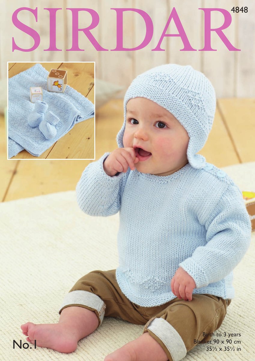Sirdar 4848 Baby's & Child's Sweater in No.1 DK pattern cover