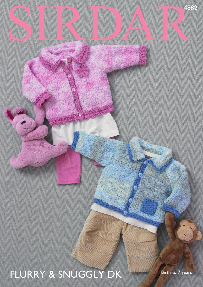 Sirdar 4882 Baby's & Child's Cardigan in Flurry pattern cover