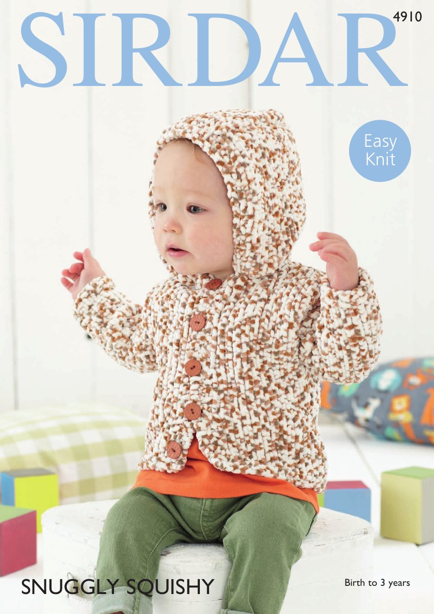 Sirdar 4910 Baby's & Child's Jacket in Snuggly Squishy pattern cover