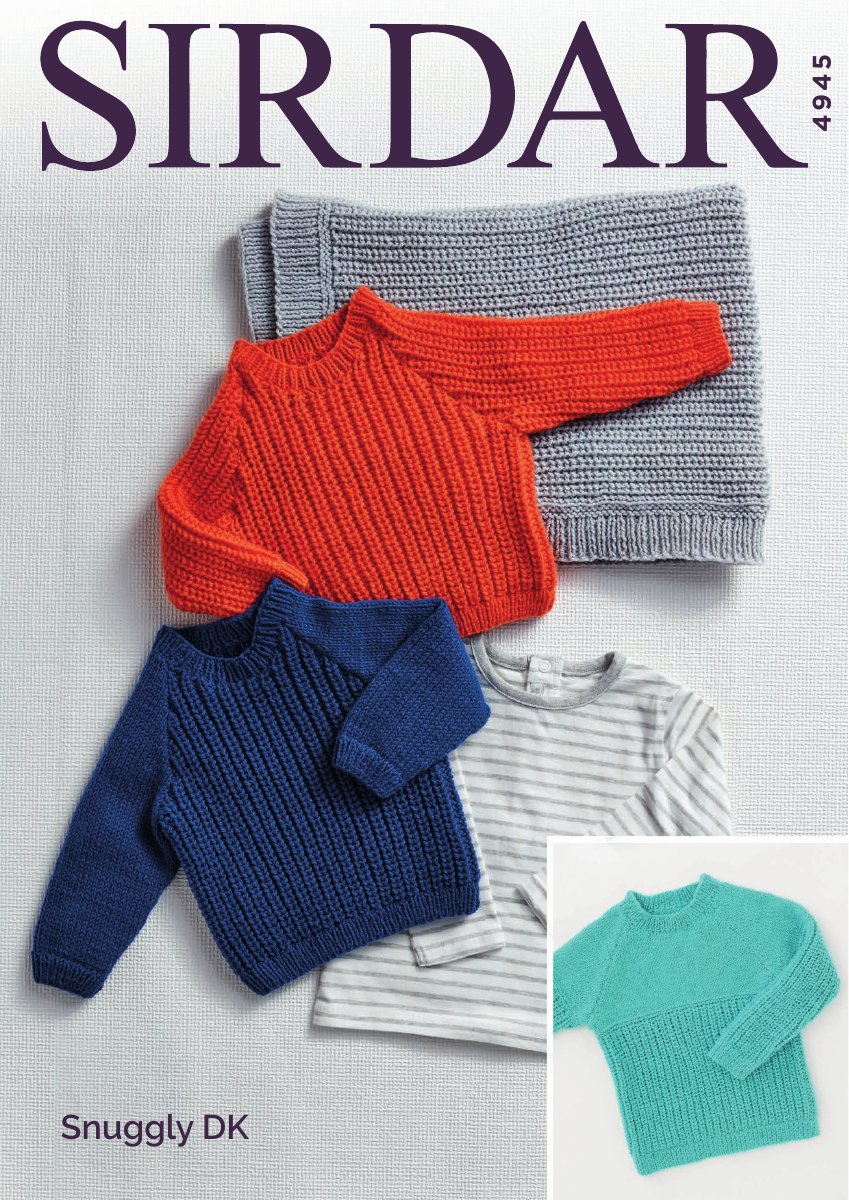 Sirdar 4945 Baby's & Child's Sweater in Snuggly DK pattern cover