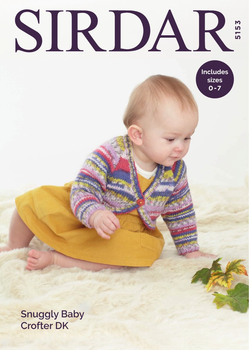 Sirdar 5153 Baby's & Child's Top in Snuggly Baby Crofter DK pattern cover