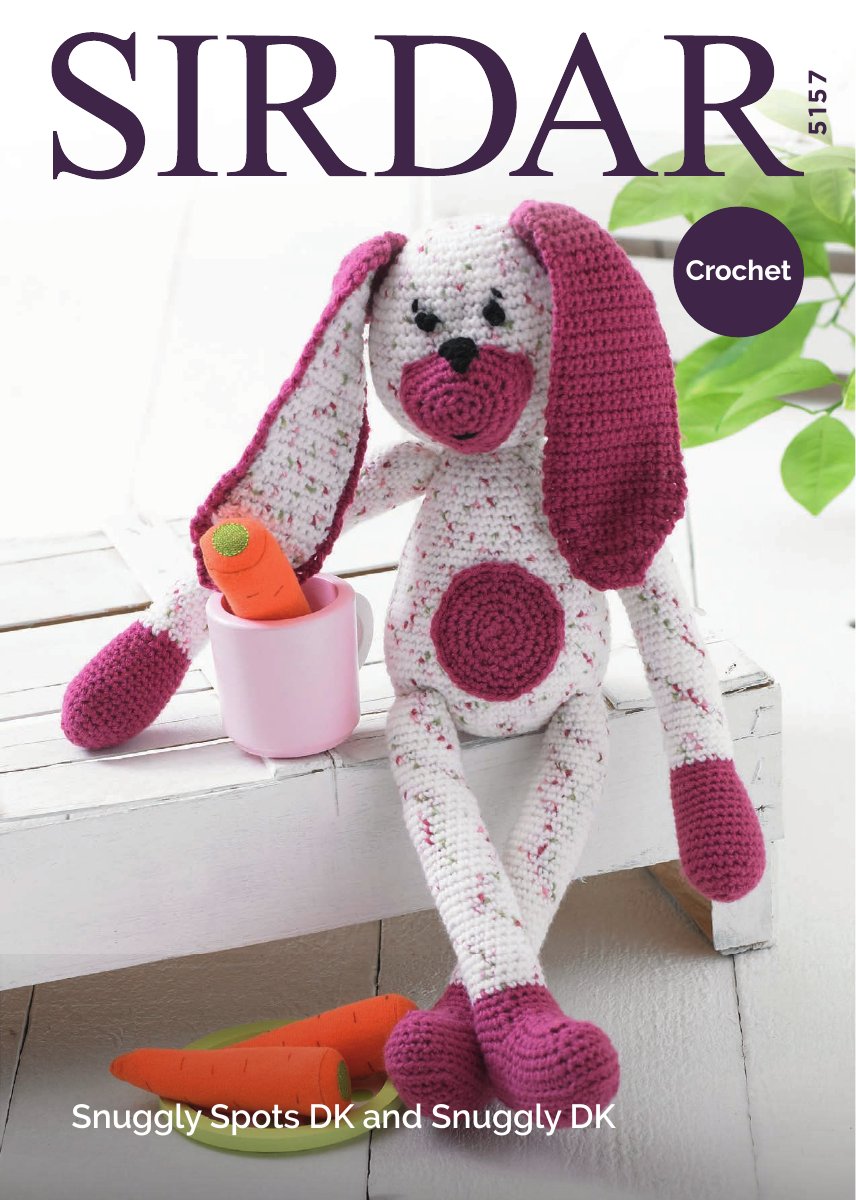 Sirdar 5157 Toy in Snuggly Spots DK pattern cover