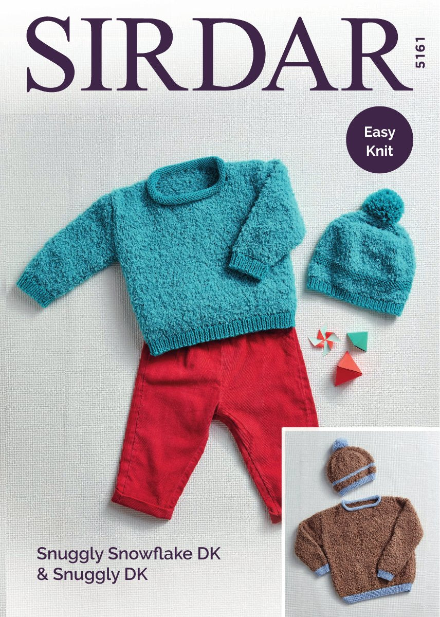 Sirdar 5161 Sweaters and Hats in Snuggly Snowflake DK pattern cover