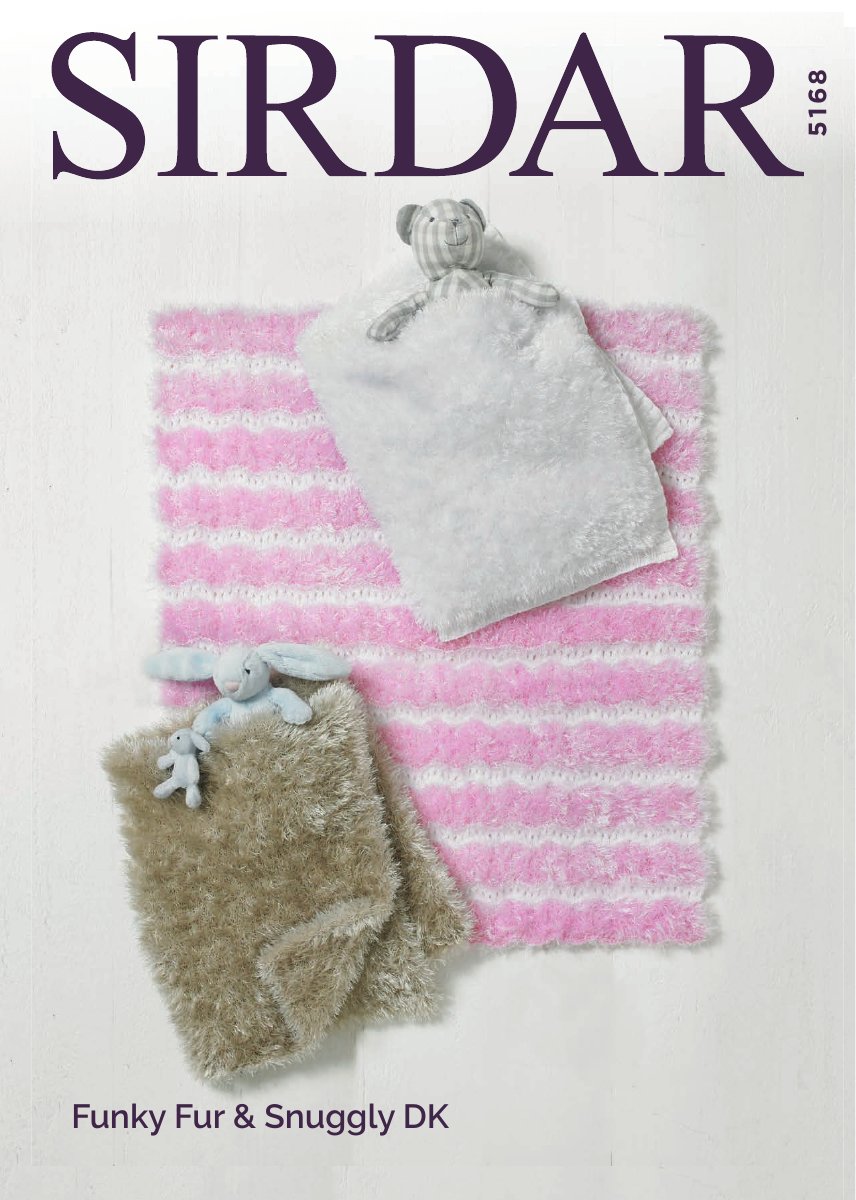 Sirdar 5168 Blankets in Funky Fur pattern cover