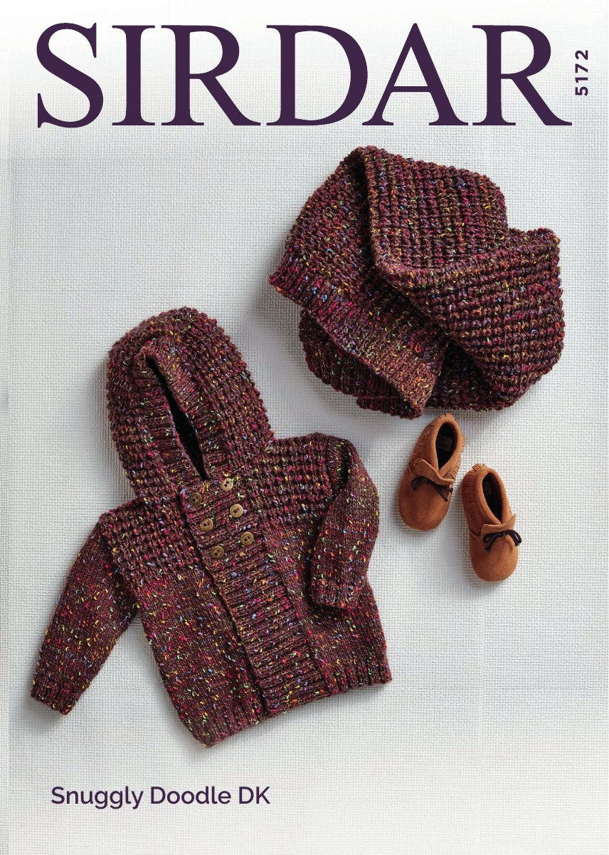 Sirdar 5172 Baby's & Child's Jacket in Snuggly Doodle DK pattern cover