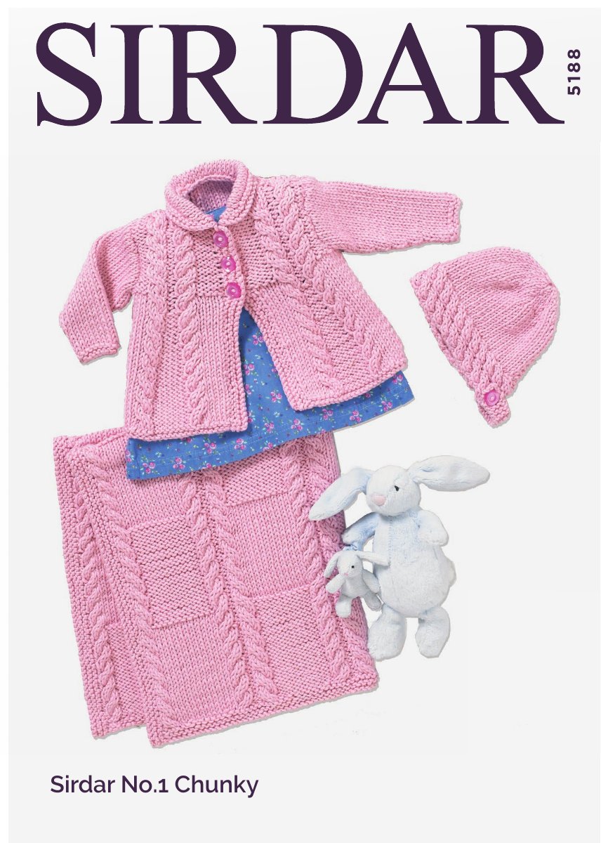 Sirdar 5188 Baby's & Child's Coat in No.1 Chunky pattern cover