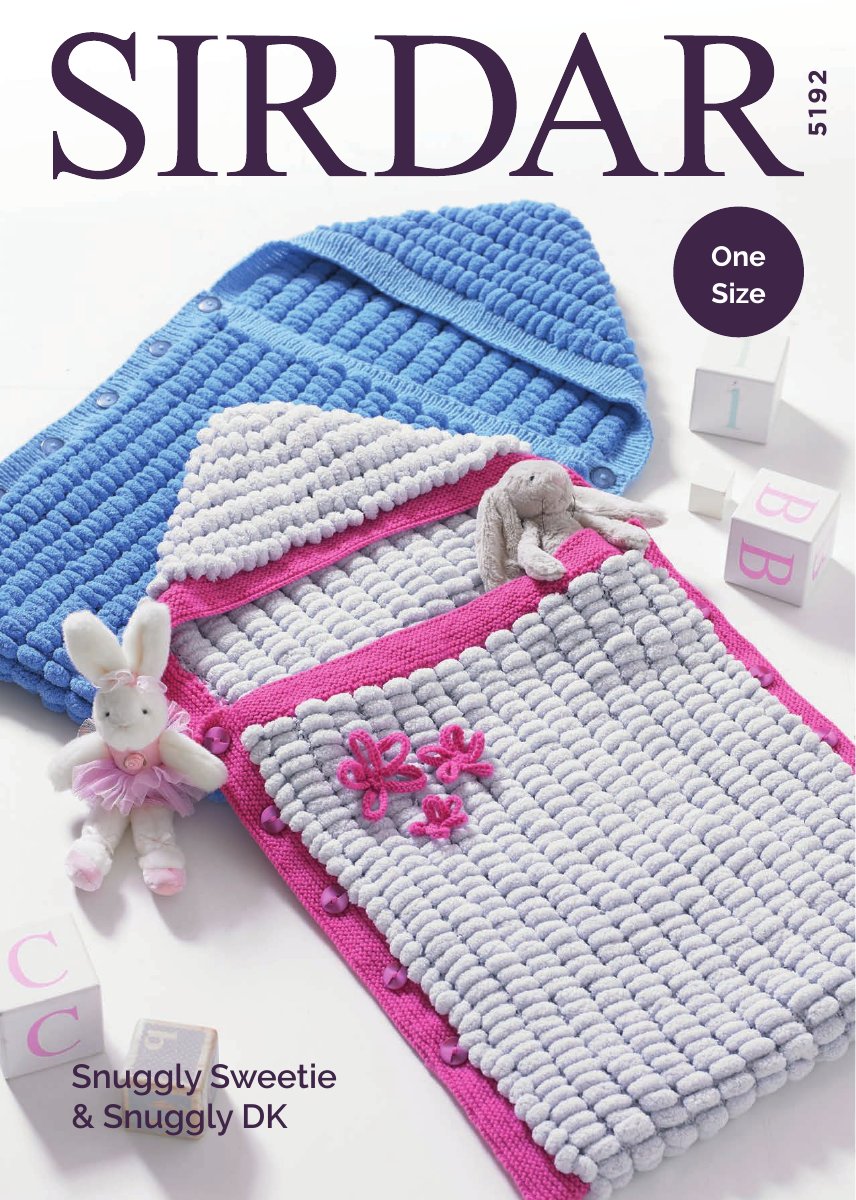 Sirdar 5192 Sleeping Bags in Snuggly Sweetie pattern cover