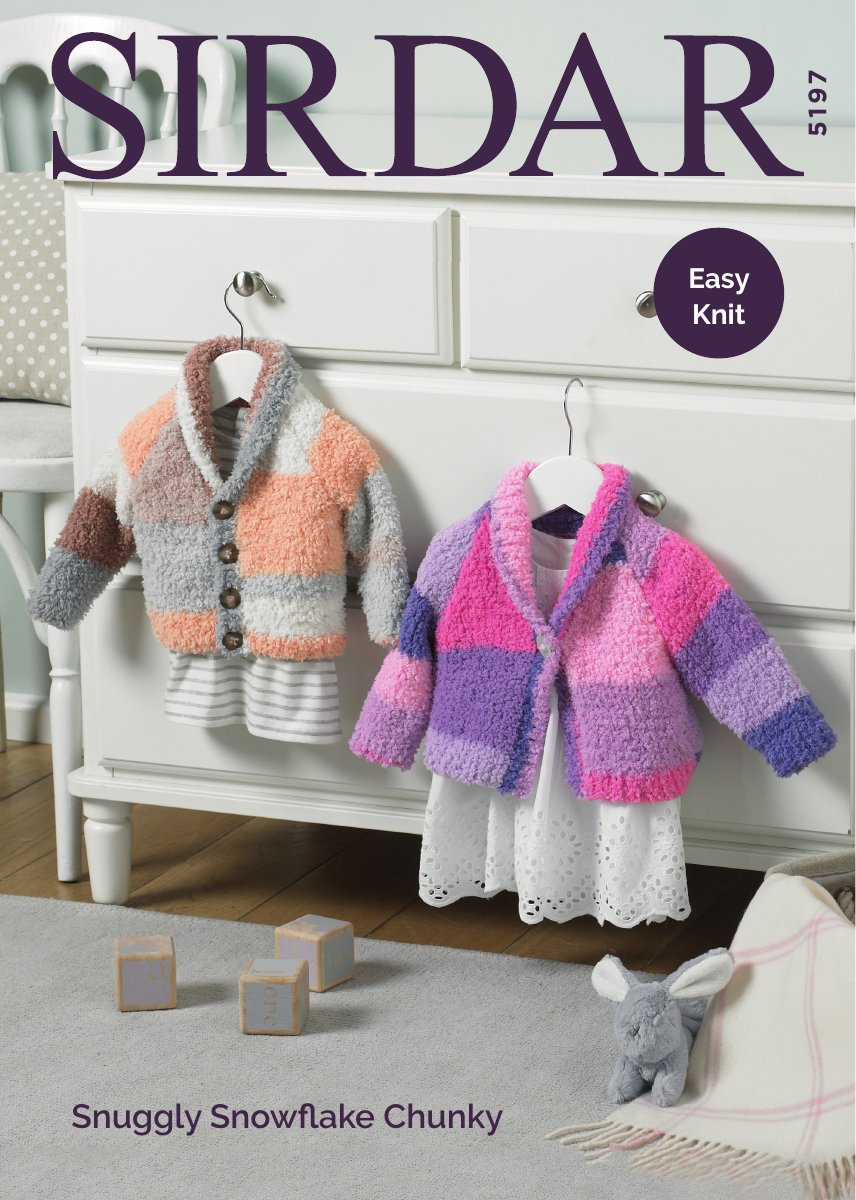 Sirdar 5197 16 18 20 22 in Snuggly Snowflake Chunky pattern cover