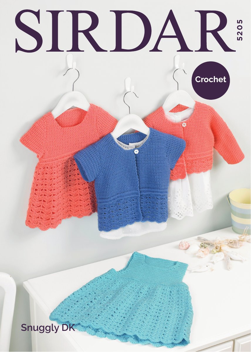 Sirdar 5205 Baby's & Child's Cardigan in Snuggly DK pattern cover