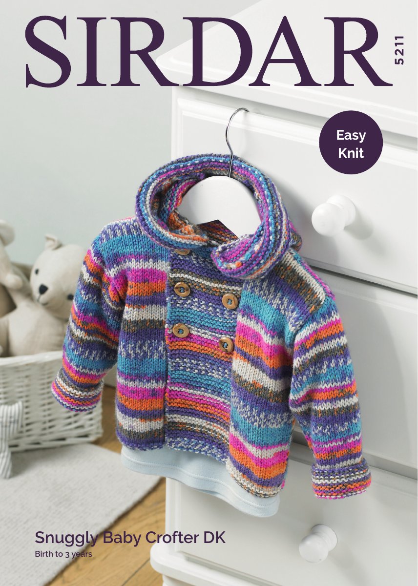 Sirdar 5211 Baby's & Child's Coat in Snuggly Baby Crofter DK pattern cover