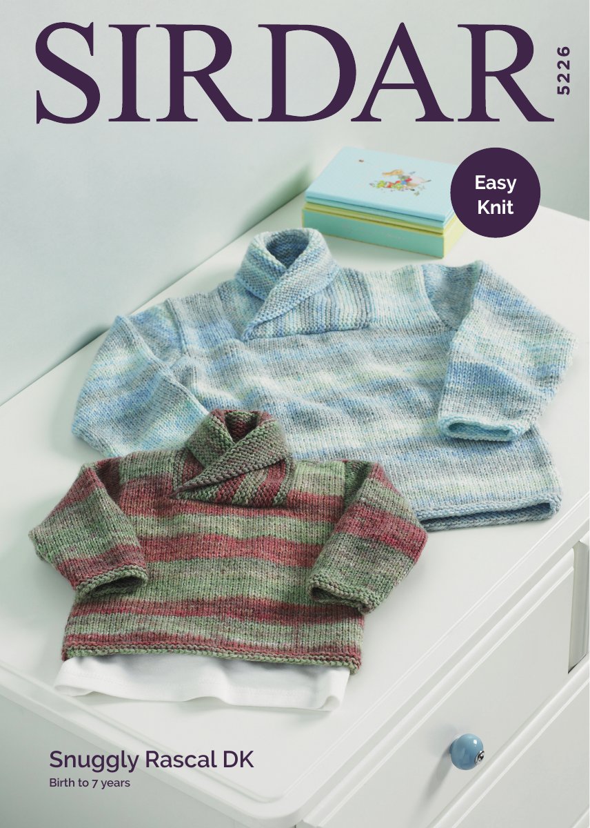 Sirdar 5226 Baby's & Child's Sweater in Snuggly Rascal DK pattern cover