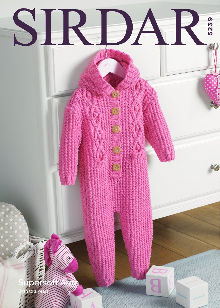 Sirdar 5239 Baby's & Child's Pattern in Supersoft Aran pattern cover