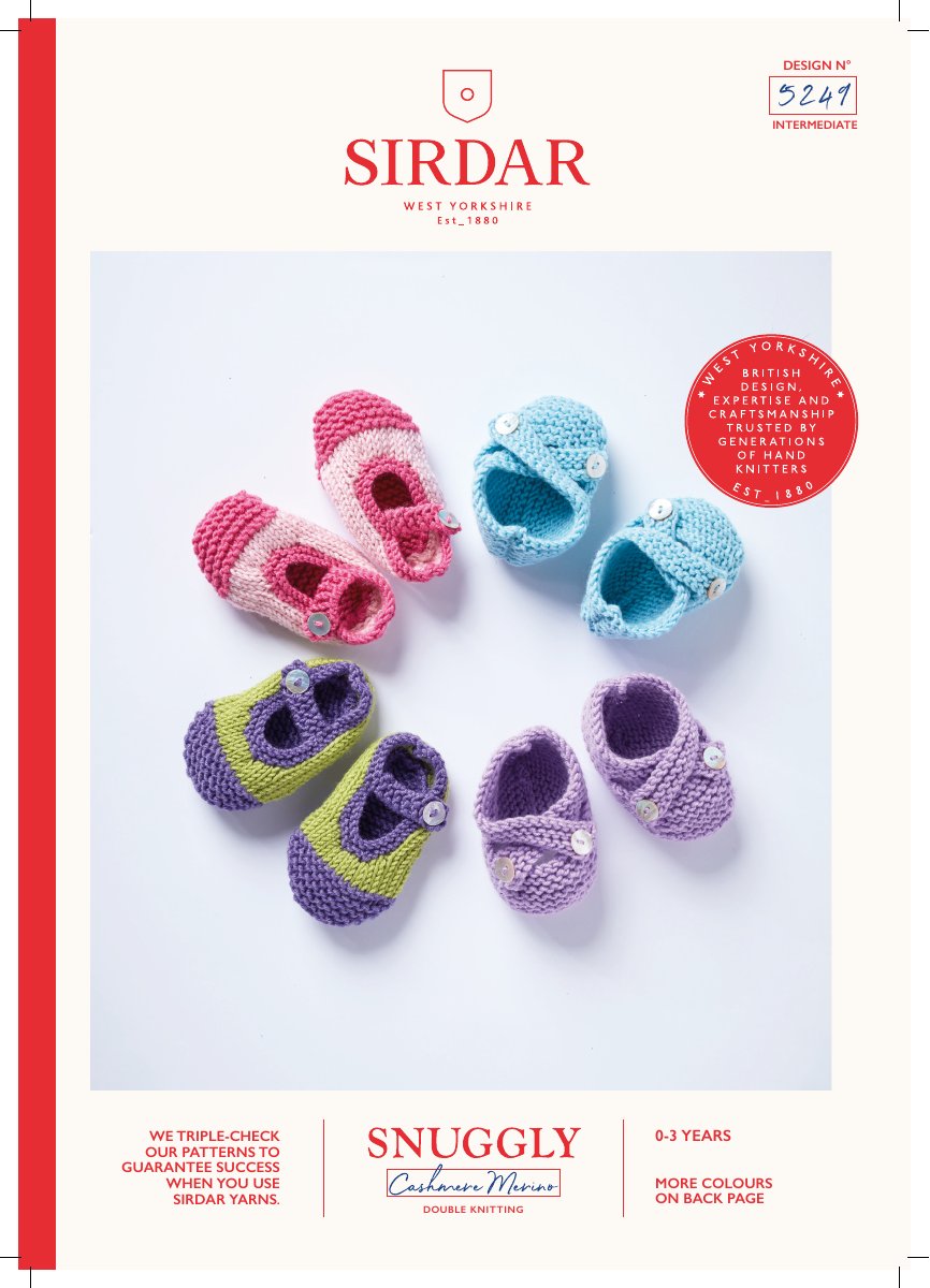Sirdar 5249 Baby's & Child's Pattern in Snuggly Cashmere Merino DK pattern cover