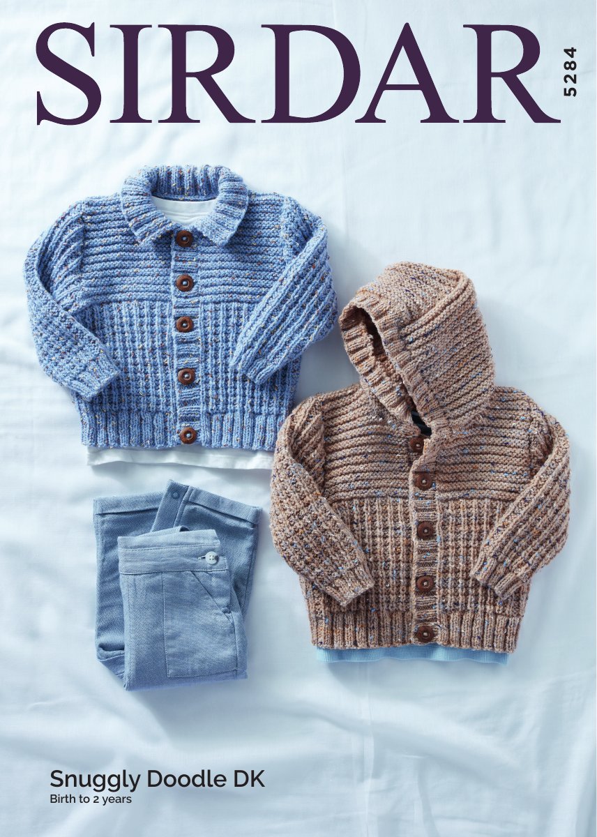 Sirdar 5284 Baby's & Child's Jacket in Snuggly Doodle DK pattern cover