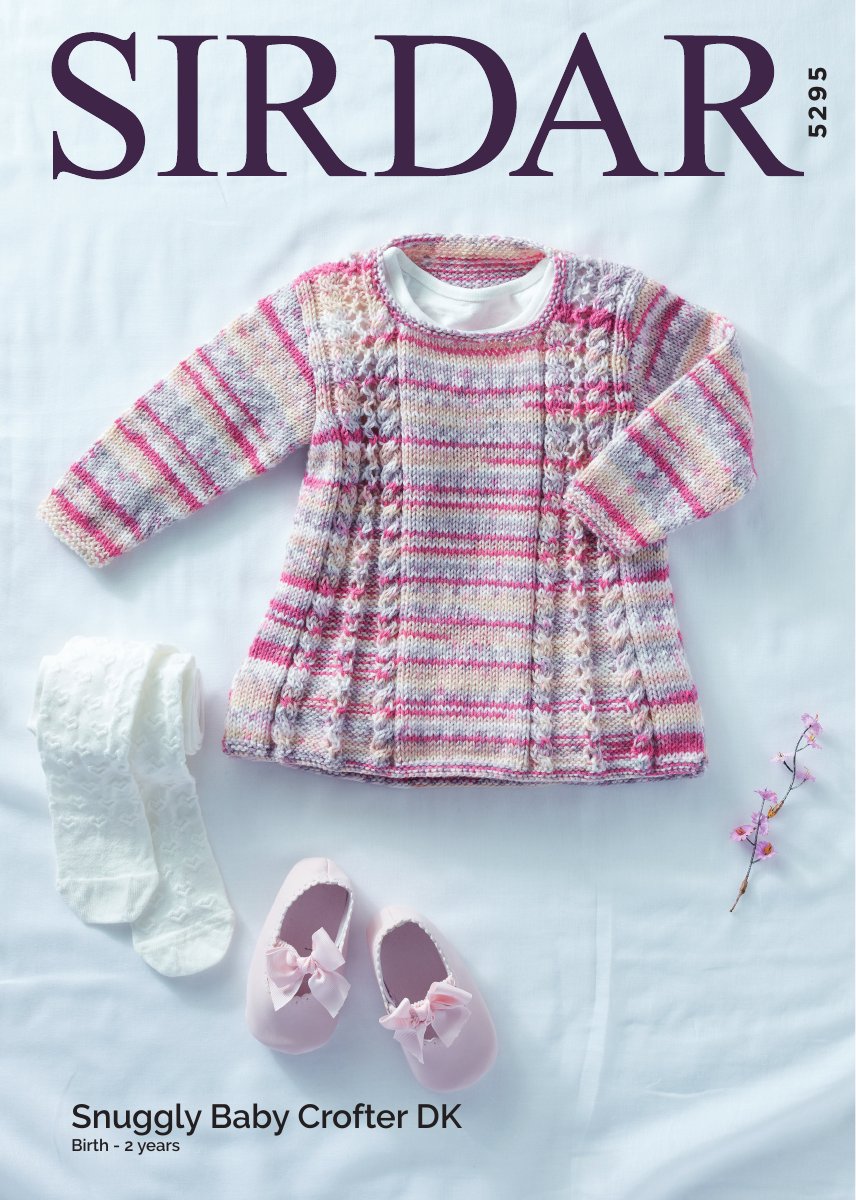Sirdar 5295 Tunic in Snuggly Baby Crofter DK pattern cover