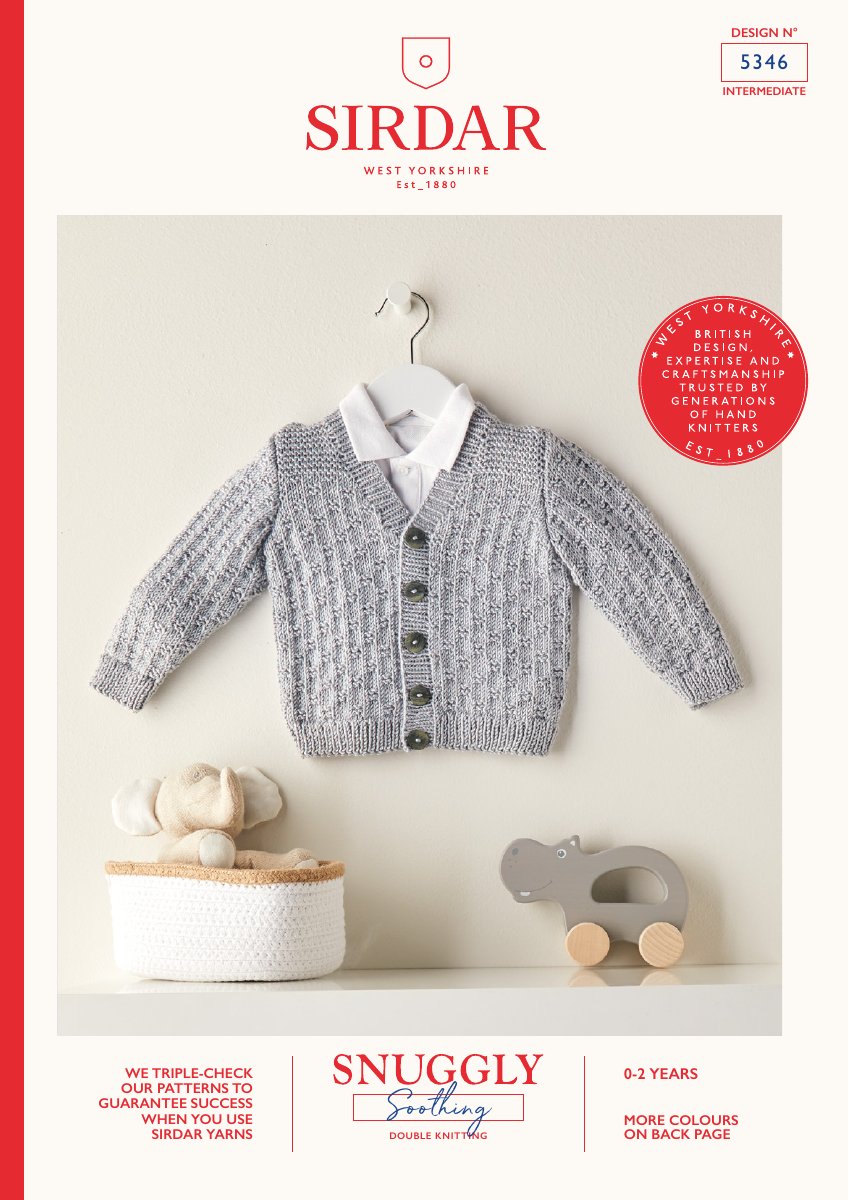 Sirdar 5346 Baby's & Child's Pattern in Snuggly Soothing DK pattern cover