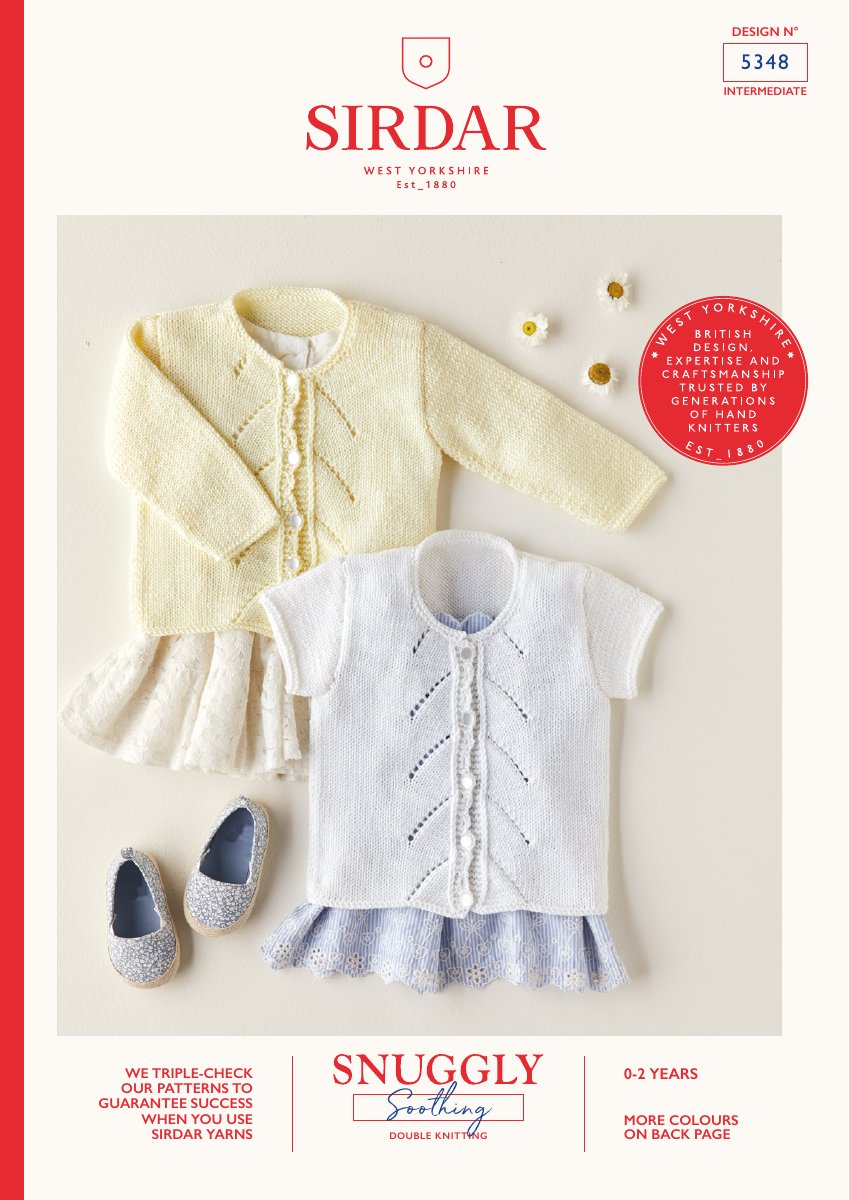 Sirdar 5348 Baby's & Child's Pattern in Snuggly Soothing DK pattern cover