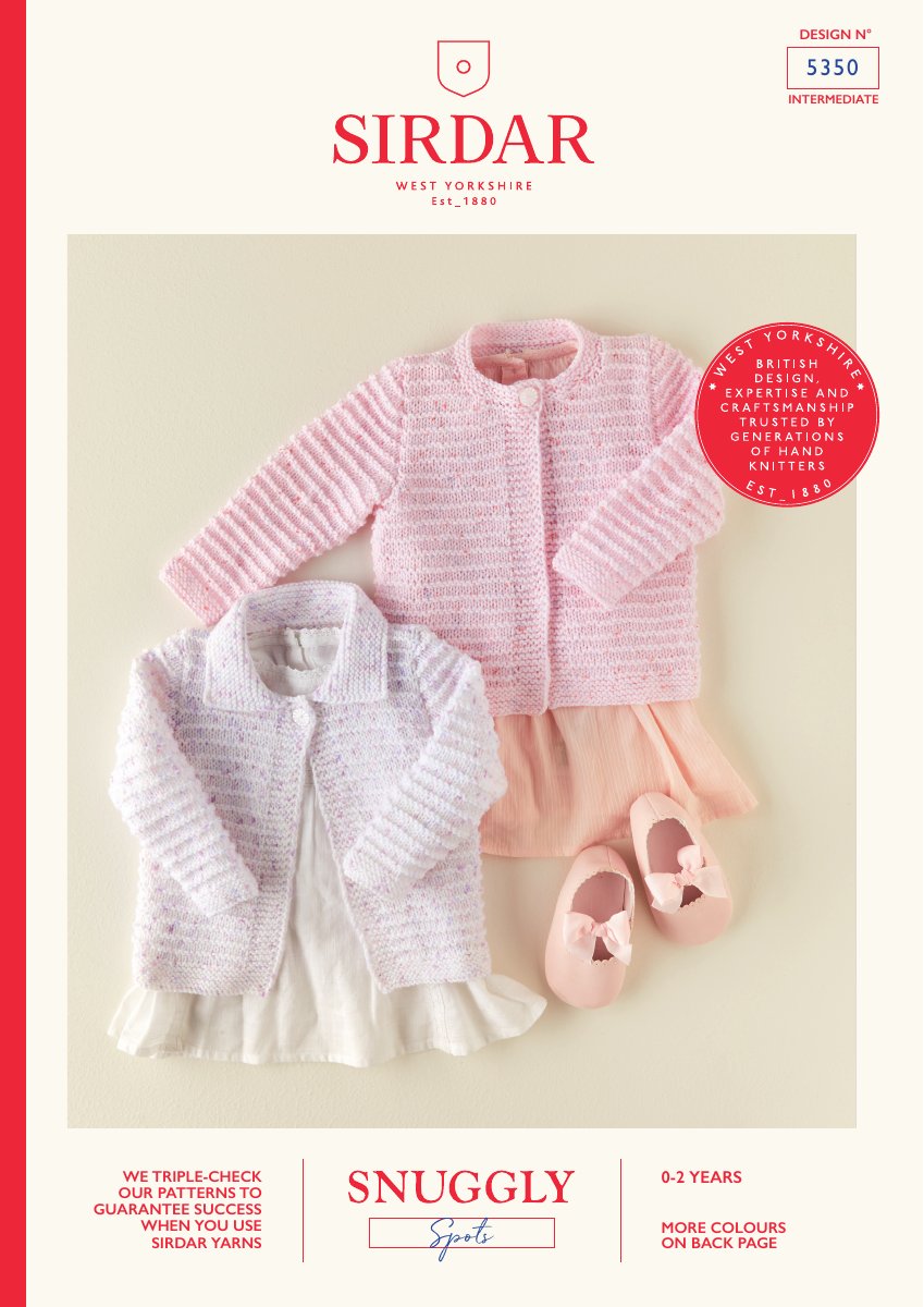 Sirdar 5350 Baby's & Child's Pattern in Snuggly Spots DK pattern cover