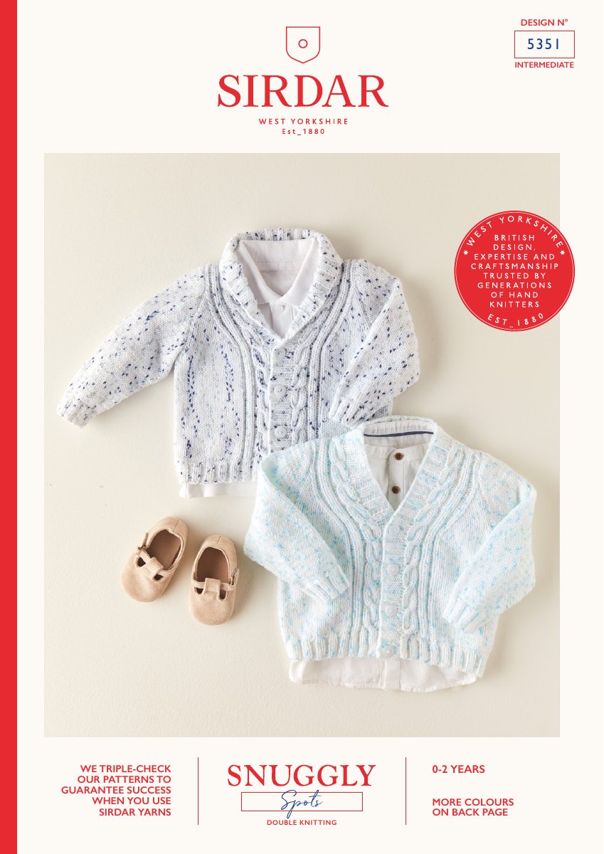 Sirdar 5351 Baby's & Child's Pattern in Snuggly Spots DK pattern cover