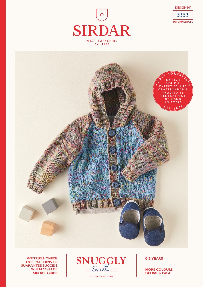 Sirdar 5353 Baby's & Child's Pattern in Snuggly Doodle DK pattern cover