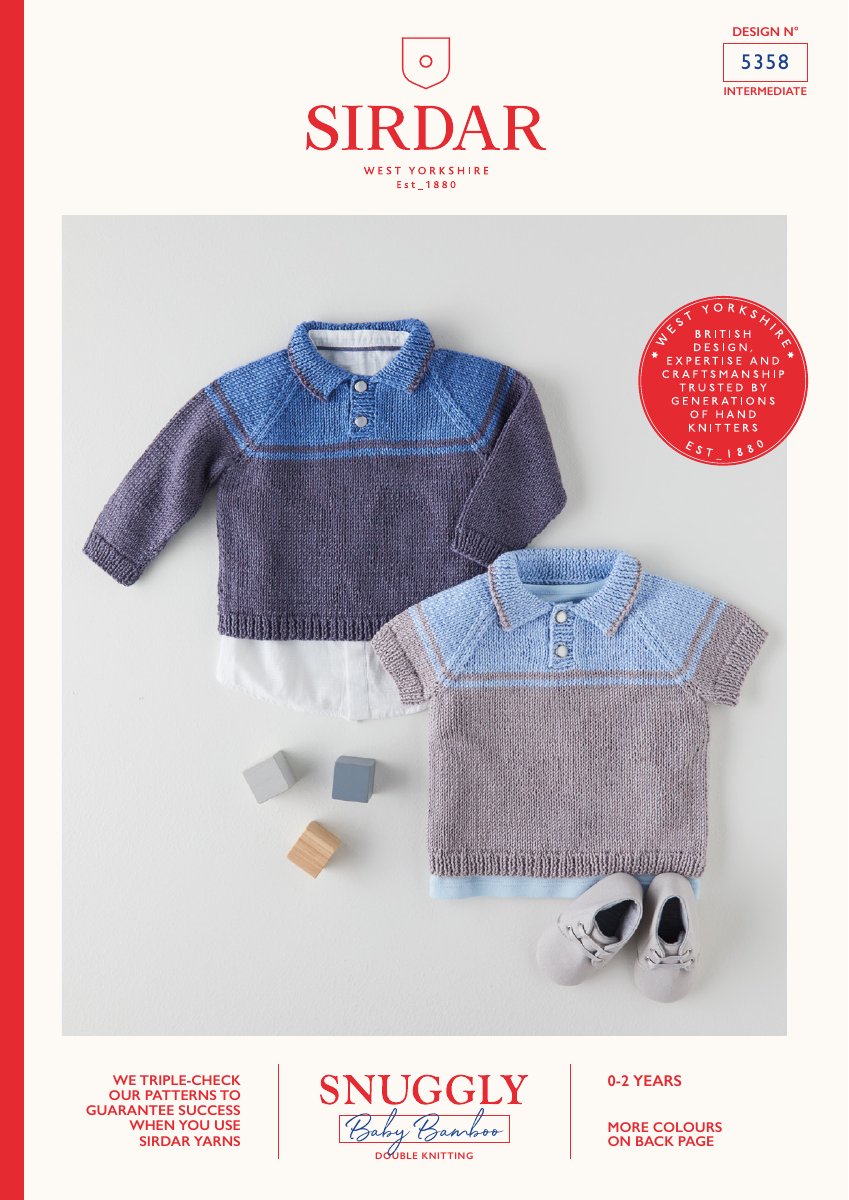 Sirdar 5358 Baby's & Child's Dress in Snuggly Baby Bamboo DK pattern cover