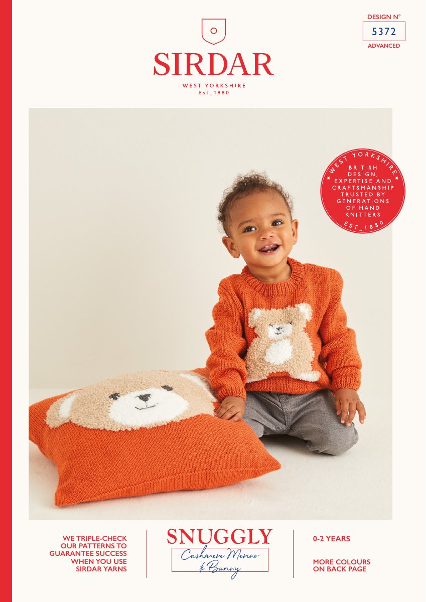 Sirdar 5372 Baby's & Child's Sweater in Snuggly Cashmere Merino DK pattern cover