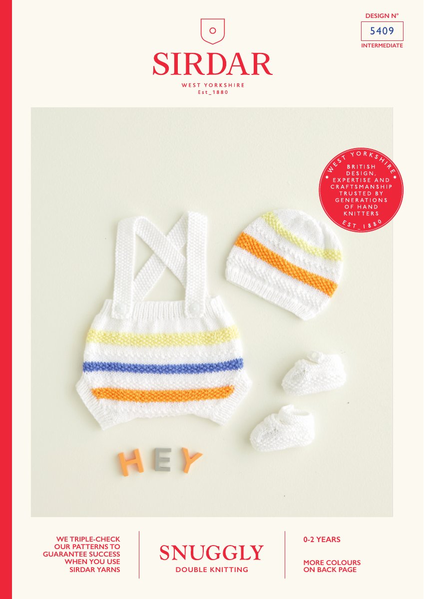 Sirdar 5409 Baby's & Child's Pattern in Snuggly DK pattern cover