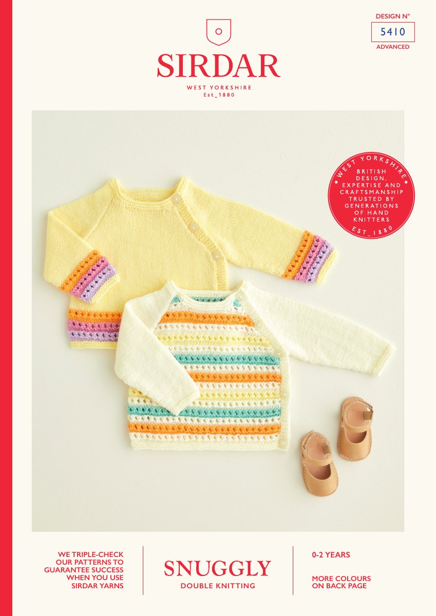 Sirdar 5410 Baby's & Child's Pattern in Snuggly DK pattern cover