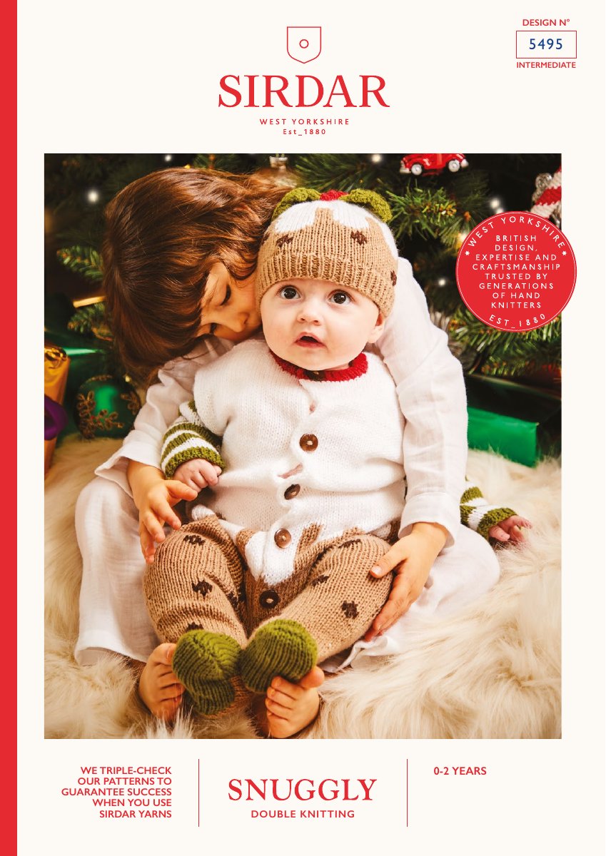 Sirdar 5495 Baby's & Child's Sweater in Snuggly DK pattern cover
