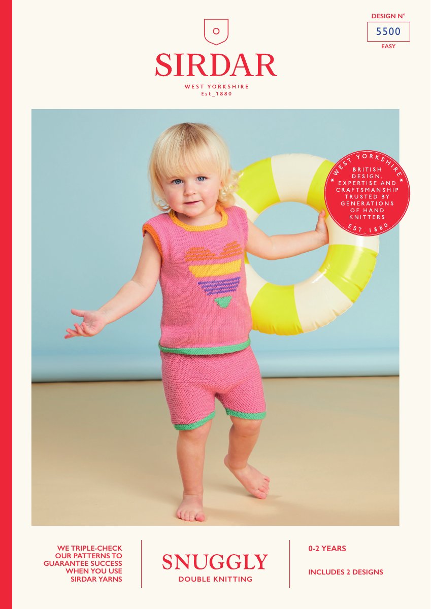 Sirdar 5500 Baby's & Child's Top in Snuggly DK pattern cover