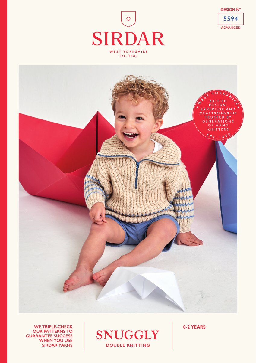 Sirdar 5594 Baby's & Child's Sweater in Snuggly DK pattern cover