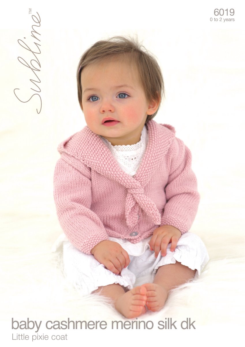 Sublime 6019 Baby's & Child's Coat in Baby Cashmere Merino Silk DK pattern cover