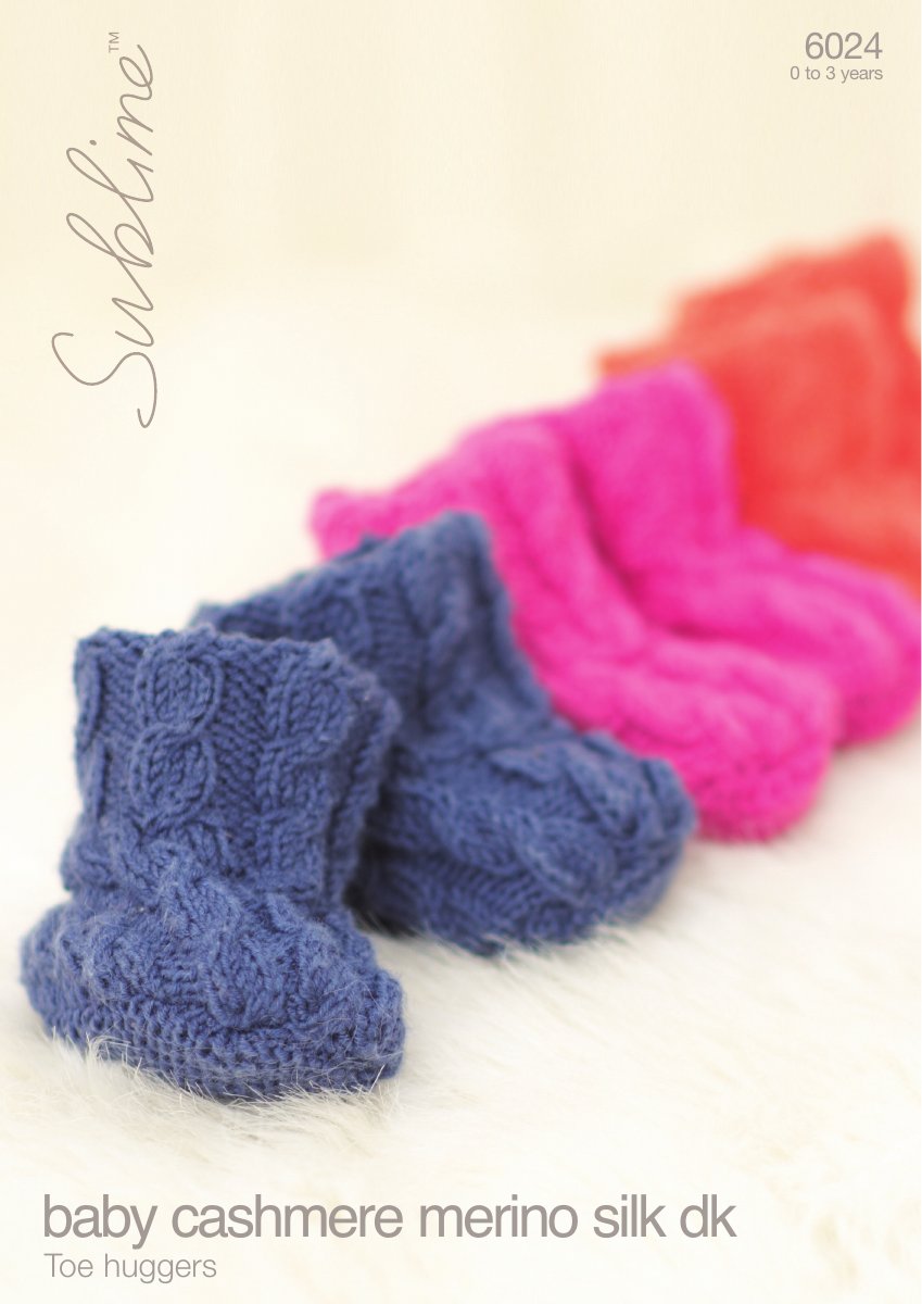 Sublime 6024 Baby's & Child's Pattern in Baby Cashmere Merino Silk DK pattern cover