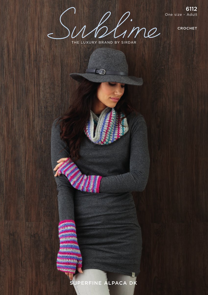 Sublime 6112 Top in Superfine Alpaca DK pattern cover