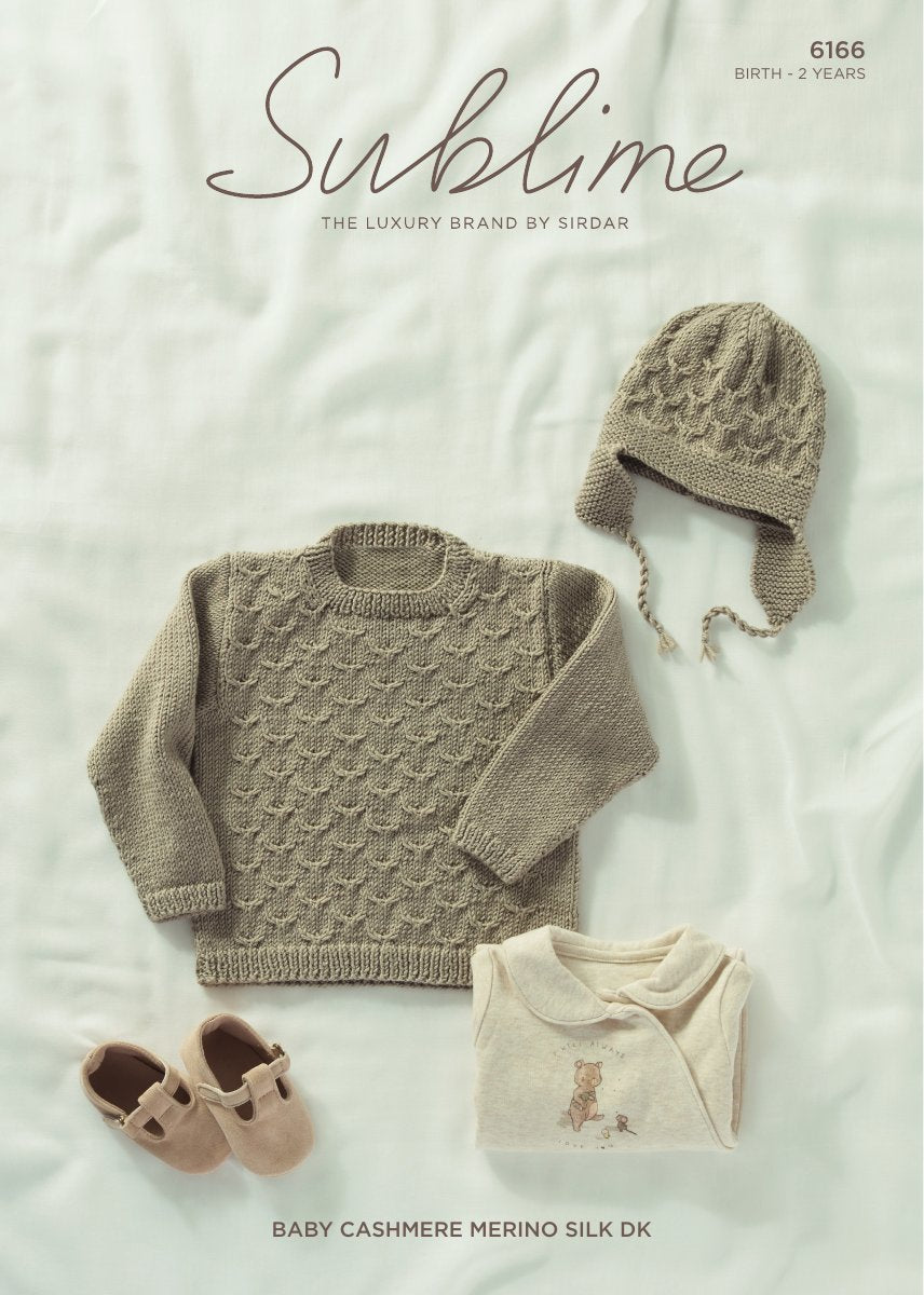 Sublime 6166 Baby's & Child's Sweater in Baby Cashmere Merino Silk DK pattern cover